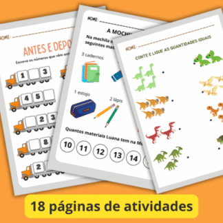 Atividades primeiro 1º ano Números e contagem