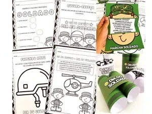 Atividades do Dia do Soldado para Educação Infantil em PDF – alfabetização