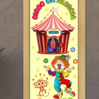 painel de porta circo para imprimir em pdf
