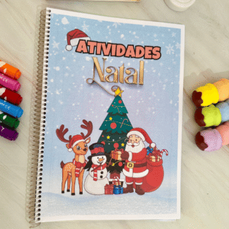 Apostila de atividades natalinas em PDF com conteúdos pedagógicos para crianças