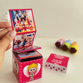 Caixinha das fotos para imprimir