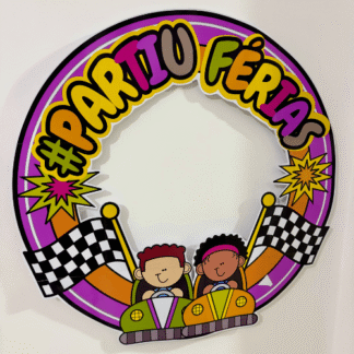 Decoração para bambolê partiu férias