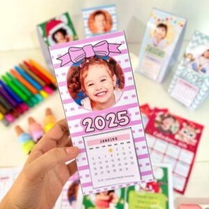 calendario 2025 de mesa editavel para impressao