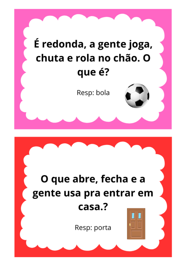 perguntas e respostas faceis infantil bola porta