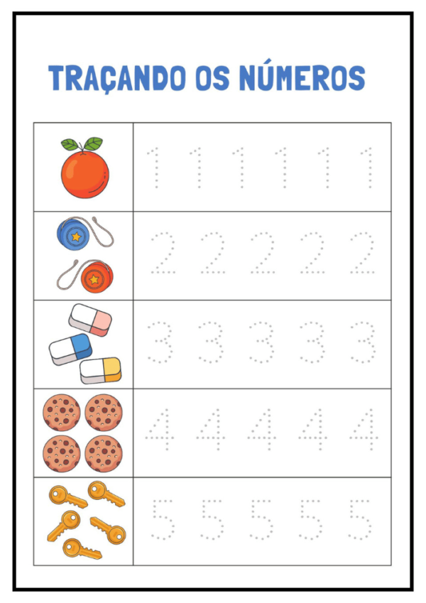 Atividades prontas creche números