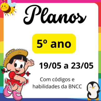 Plano de aula 5º ano de 19 05 a 23 05