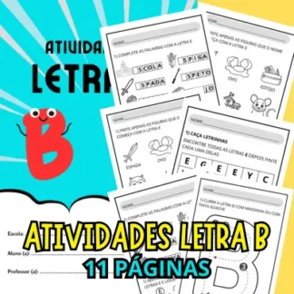 Atividades letra b prontas para imprimir – educação infantil