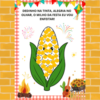 cartaz festa junina colaborativo educacao infantil