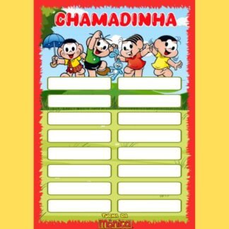 painel chamdinha turma da monica pdf imprimir
