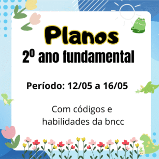 plano 2º ano 12 05 a 16 05