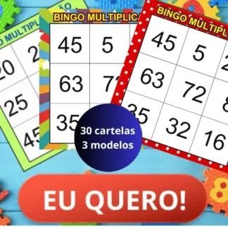 Bingo da Multiplicacao Para Imprimir pdf pronto