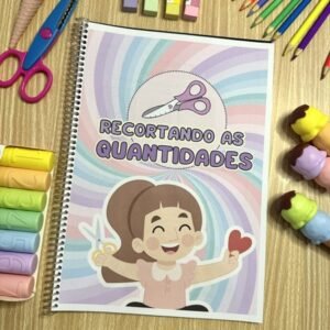 atividade de recorte com números