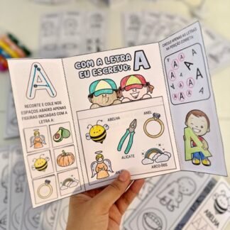 atividade lapbook alfabeto