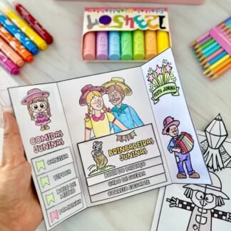 atividade lapbook junino