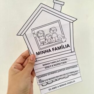 atividade lúdica flipbook família