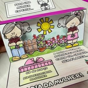 cartão para recortar e montar