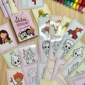 jogo da memoria folclore para imprimir