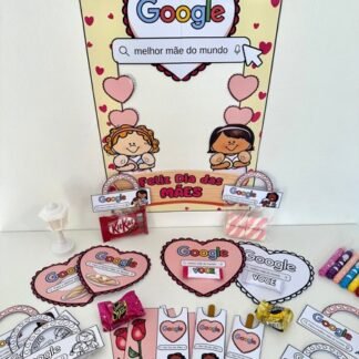 kit dia das mães tema google pdf
