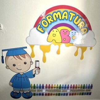 painel de encerramento infantil