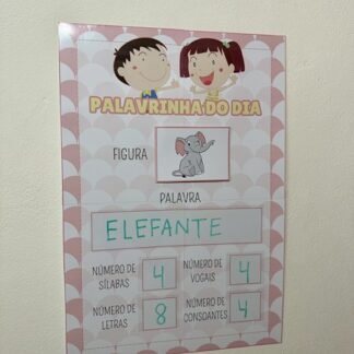 palavra do dia para imprimir