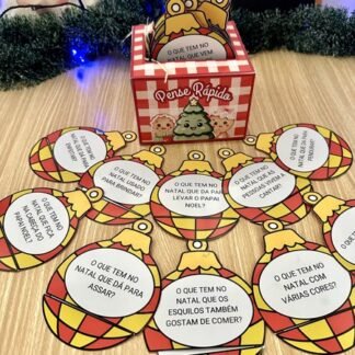 pense rápido natal para imprimir