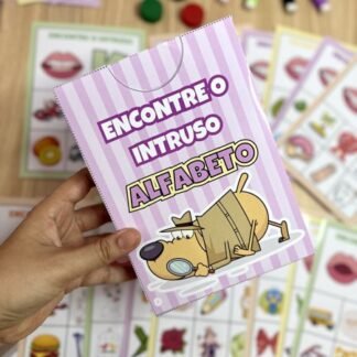 percepção visual com letras