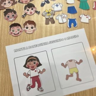 personagens para montar