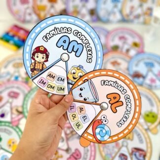 roleta sílabas complexas para imprimir