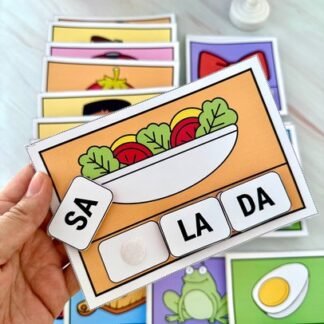 atividade encaixe as silabas formar palavras figuras infantil 03