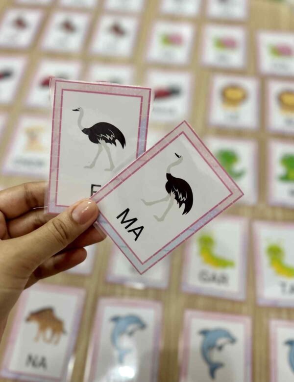 atividade sílabas com bichos