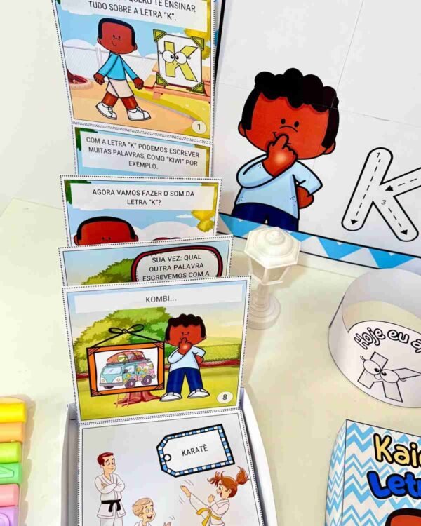 história educativa letra k