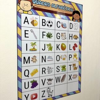 cartaz quadro alfabético