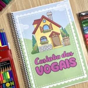 casinha das vogais para imprimir