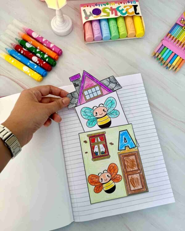 alfabeto ilustrado casinha