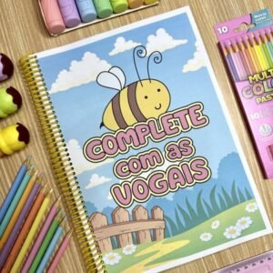 complete com as vogais para imprimir