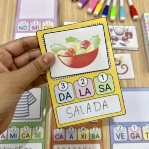 fichas calculadora das palavras