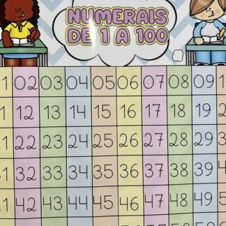 fichas com números em tabela