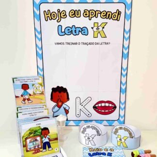 atividade história letra k