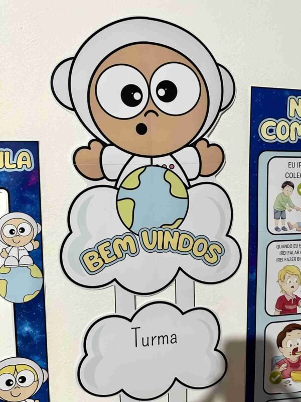 kit sala de aula tema espaço