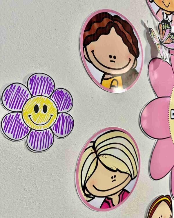 material para mural dia da mulher