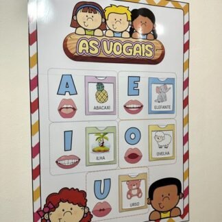 painel das vogais para imprimir