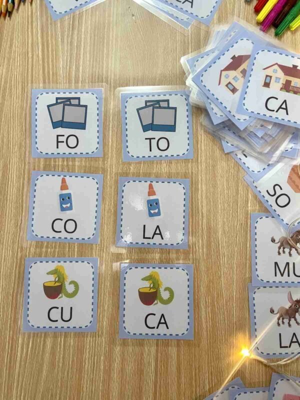 sílabas simples letra bastão