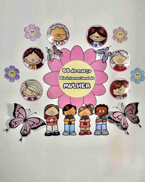 painel criativo dia da mulher