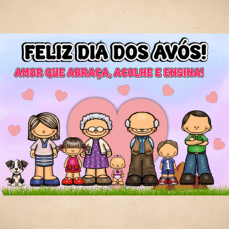 painel dia dos avós para imprimir educação infantil