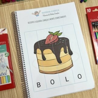 quebra cabeça das palavras educação infantil