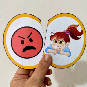 quebra cabeça emoções para crianças