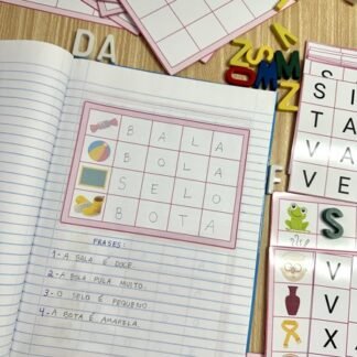 tabuleiro sílabico para alfabetização