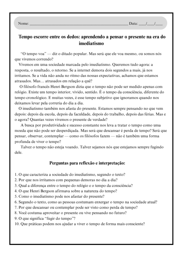 textos reflexivos de filosofia com atividades pdf 06