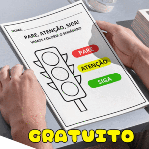 atividades transito educação infantil