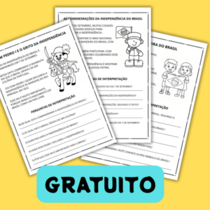 textos com interpretação independencia do brasil